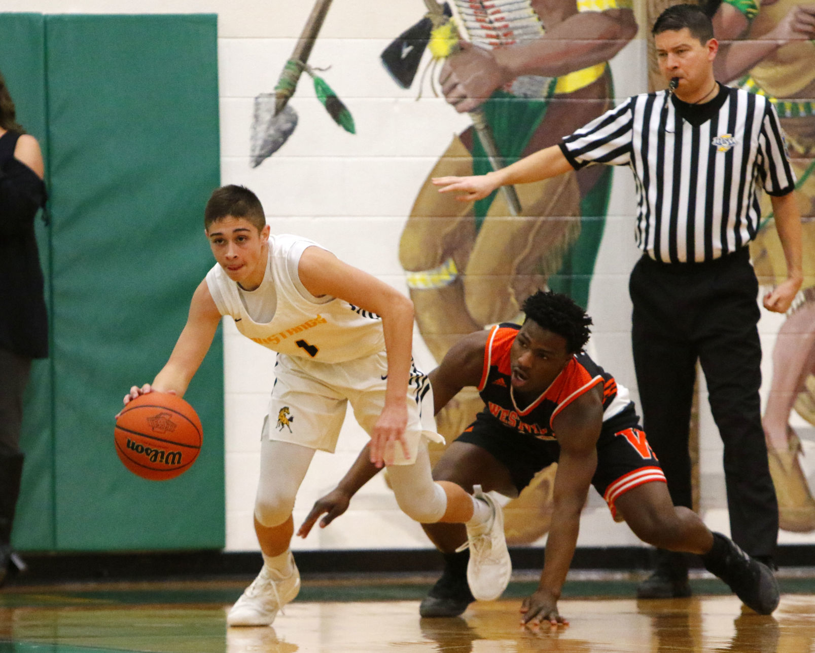 Boys basketball Class A sectional semifinal - Westville vs. Kouts